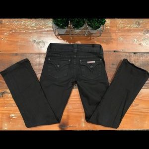 HUDSON Signature Bootcut Flap Pocket BLACK Jeans